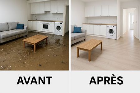 Comment nous avons assaini une maison inondée en 48 heures grâce à une intervention structurée et méthodique